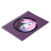 "Weibliche Blüh" Frauenfreundlichkeit Notizblock (Linke Seite)