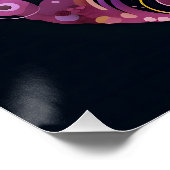 "Weibliche Blüh" Frauenfreundlichkeit Poster (Ecke)