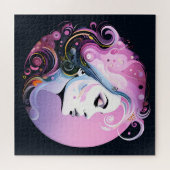 "Weibliche Blüh" Frauenfreundlichkeit Puzzle (Horizontal)