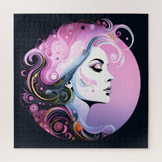 "Weibliche Blüh" Frauenfreundlichkeit Puzzle (Vertikal)