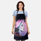 "Weibliche Blüh" Frauenfreundlichkeit Schürze (Getragen)