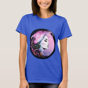 "Weibliche Blüh" Frauenfreundlichkeit T-Shirt