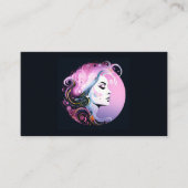 "Weibliche Blüh" Frauenfreundlichkeit Visitenkarte (Vorderseite)