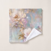 Weibliche Blume Badhandtuch Set (Waschlappen)