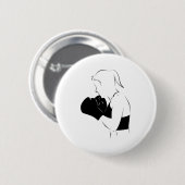 Weibliche Boxer Button (Vorne & Hinten)