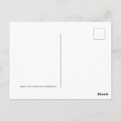 Weibliche Boxer Postkarte (Rückseite)