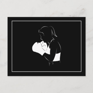Weibliche Boxer Postkarte