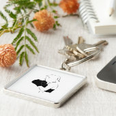 Weibliche Boxer Schlüsselanhänger (Seite)