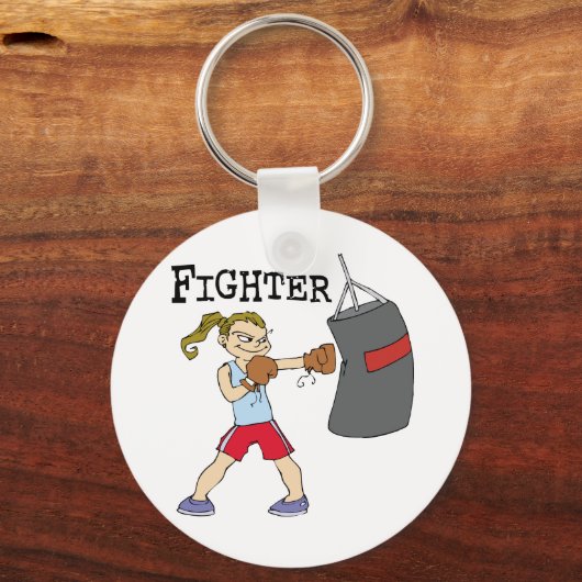 Weibliche Boxer Schlüsselanhänger (Vorderseite)