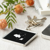 Weibliche Boxer Schlüsselanhänger (Seite)