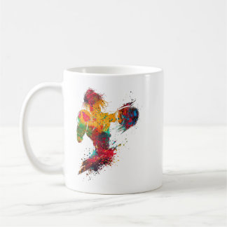 weibliche Boxerin Kaffeetasse