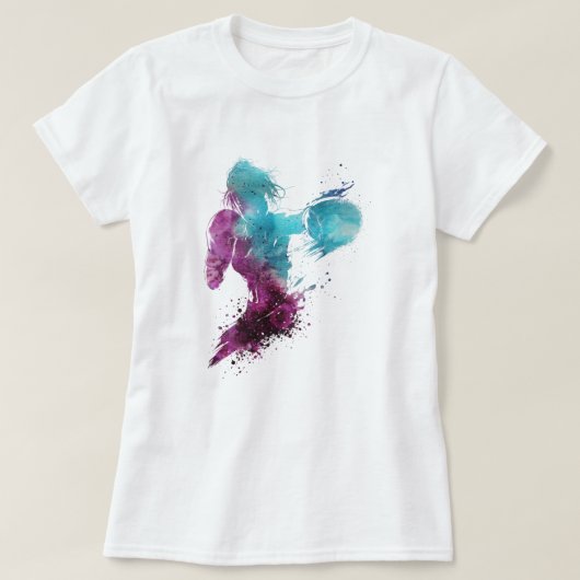 weibliche Boxerin T-Shirt (Design vorne)