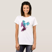 weibliche Boxerin T-Shirt (Vorne ganz)