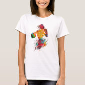 weibliche Boxerin T-Shirt (Vorderseite)