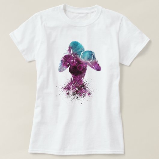 weibliche Boxerin T-Shirt (Design vorne)