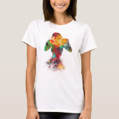weibliche Boxerin T-Shirt (Vorderseite)