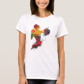 weibliche Boxerin T-Shirt (Vorderseite)