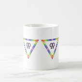 weibliche Dreieck-Tasse Kaffeetasse (Mittel)
