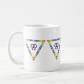 weibliche Dreieck-Tasse Kaffeetasse (Links)