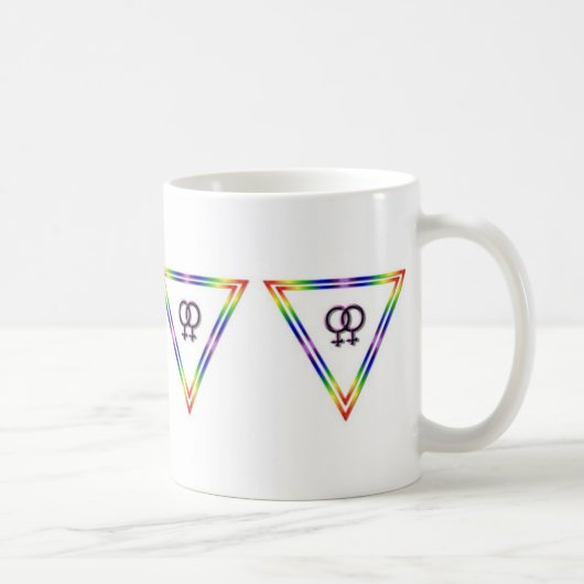 weibliche Dreieck-Tasse Kaffeetasse (Rechts)