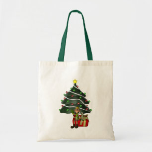 Weibliche Elf Weihnachtsbaum Holiday Tote Tag Tragetasche