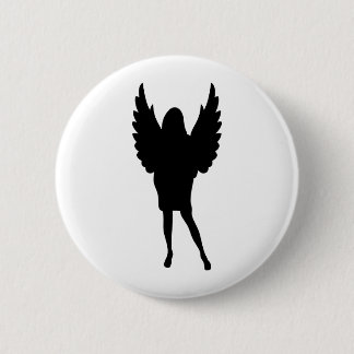weibliche Engelsformikone Button
