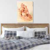 Weibliche Fehlanzeige mit ihrem Kind Leinwanddruck (Insitu (Schlafzimmer))