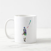weibliche Feldhockeyspielerin Kaffeetasse (Links)