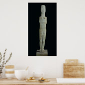weibliche Figur aus Amorgos Poster (Küche)
