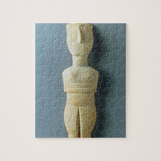 Weibliche Figürchen, frühes Cycladic, c.2800-2300 Puzzle (Vertikal)