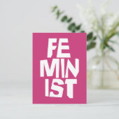 Weibliche Frauen Mädchen mir zu gleich Frau Postkarte (Stehend Vorderseite)