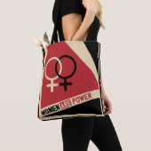 Weibliche Frauen sind Power-Schwarz Tasche (Von Nahem)