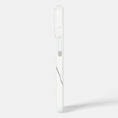 Weibliche Gesicht Gelbe Blumen Mode Illustrationsk Case-Mate iPhone Hülle (Rückseite / Links)