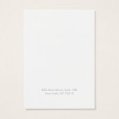 Weibliche Girl-Gesicht, White Earring Display-Kart (Rückseite)