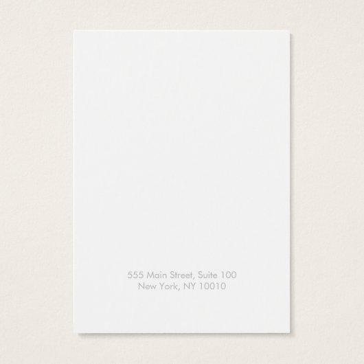 Weibliche Girl-Gesicht, White Earring Display-Kart (Rückseite)