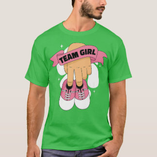 weibliche Girl-Girl-Schuhe T-Shirt