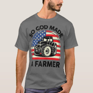 Weibliche Girls so Gott machte einen Bauer Funny R T-Shirt