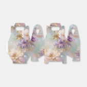 Weibliche goldene Lila weiße Blume Geschenkschachtel (Ungefaltet)