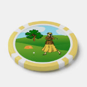 Weibliche Golfer: 1 Vorbereitung zum T-Shirt Off & Pokerchips (Einzeln)