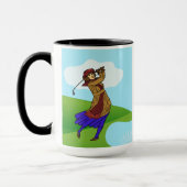 Weibliche Golfer: 1 Vorbereitung zum T-Shirt Off & Tasse (Links)