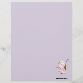 Weibliche Golfer Flyer