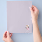 Weibliche Golfer Flyer (Hand)