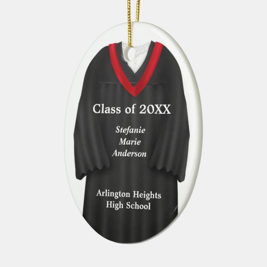 Weibliche Grabwein, Schwarz und Rot Keramik Ornament (Links)