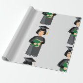 Weibliche Graduierung Geschenkpapier (Ungerollt)