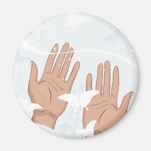 weibliche Hände Magnet (Vorne)