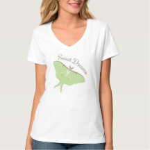 Weibliche Hanes Nano V-Neck T - Shirt