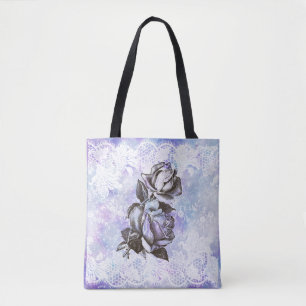 *~* Weibliche himmlische Raumrosen & Spitze Tasche