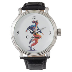 Weibliche Hip-Hop-Tänzerin Thunder_Cove Armbanduhr