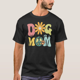 Weibliche Hirte Hund Groovy Hunde Mama Frauen Haus T-Shirt
