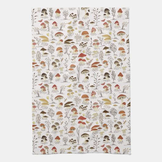 Weibliche Holzpolstermuster Geschirrtuch (Vertikal)